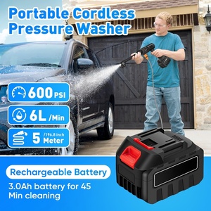 Pistola de Agua a Presión Portátil Inalámbrica con Batería de Litio Y-1213-22 de Alta Potencia para Lavado de Autos con una Salida de >1500W - Product Image 5