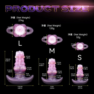 YOCY BDSM Bondage Kits Mouth Gag Leather Handcuffs Neck Collar Fetish Choker Furry Tail Anal Plug Strapon Mouth <b>Dildo</b> Anal Plug - Product Image 2
