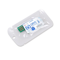 Enregistreur de données de température USB jetable à chaîne du froid de 60 jours pour les aliments, les produits pharmaceutiques, les congélateurs et les conteneurs