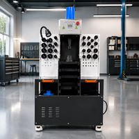 Prensa Hidráulica para Bujes de Goma de Chasis Amsxzo HY-3001, 20MPa, 1.5kW, 220V, 50-60Hz, 380kg, con Estuche Rígido para Talleres de Reparación de Automóviles