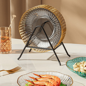 8 assiettes à dessert en plastique rigide transparent de 6 pouces, écologiques, sans BPA, de qualité supérieure, pour apéritifs, fêtes et traiteur - Product Image 4