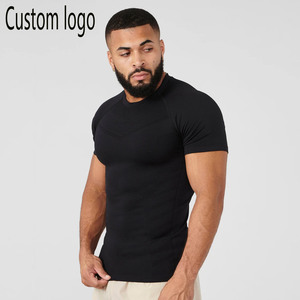 Camiseta atlética bordada para hombre con logotipo personalizadoTop de gimnasio elástico de secado rápido para correr, entrenamiento y baloncesto | Ropa deportiva al por mayor - Product Image 1