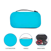 Boîte de rangement pour stéthoscope EVA antichoc étanche avec couvercle anti-poussière portable pour les infirmières à domicile clinique voyage en toute sécurité