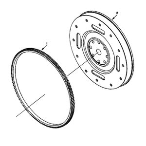1DZ (5F) 디젤 엔진 부품 하이 퀄리티 플라이휠 링 기어 모델 13453-22060-71 - Product Image 6