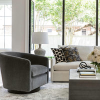 Moderner Luxus Wohnzimmer Drehsofa Club Sessel Hotel Polster Barrel Drehbarer Samt Akzentsessel Villa Schlafzimmer