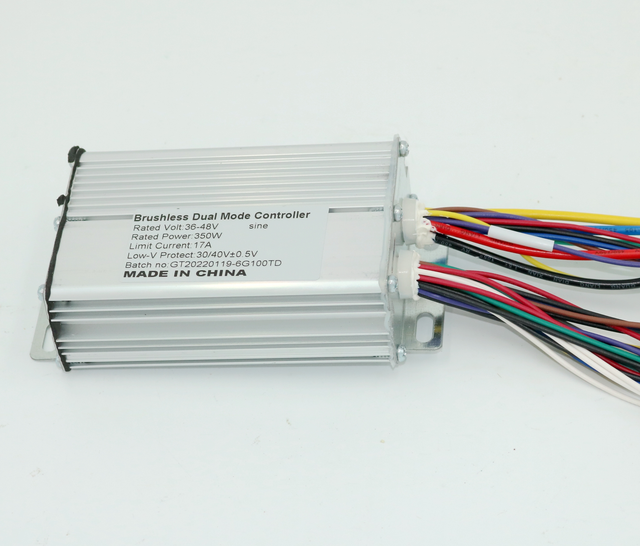 36V/48V 350W 17A Sine Wave Electric Bicycle Controller BLDC E-bike Speed Motor Driver