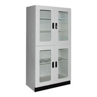 Armoire de stockage de laboratoire robuste pour produits chimiques, verrerie et acier inoxydable, armoires de stockage ESD pour la biomédecine