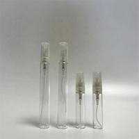 Recycelbare Feinsprüh-Pumpflaschen für Parfüm, Runde Leere Glasfläschchen für Kosmetik mit Versiegelungspumpe