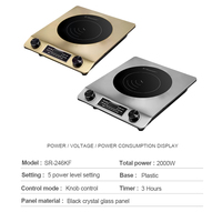Les appareils ménagers familiaux portables 220V 2000W utilisent une cuisinière à induction électrique
