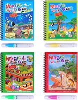 Livre de coloriage magique pour tout-petits, livre d'histoires multi-styles en matériaux écologiques, jouet de dessin, livre à eau, vente en gros