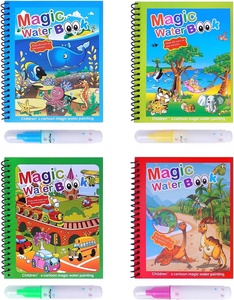Wholesale Environmentally Friendly Material Multi Style Toddlers Story Book <b>Magic</b> Coloring Book Drawing Toy Water Book - Product Image 1
