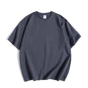 Custom 250g Alta Qualidade HeavyWeight Plain Oversized Tshirt Impressão Bordado Personalizado Em Branco 100% Algodão Gota Ombro T-Shirt - Product Image 5