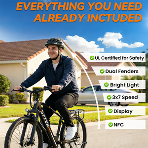 SD26 <span class=keywords><strong>Bicicleta</strong></span> Eléctrica Urbana de 48V 13Ah 25MPH, Suministro de Fábrica a Precio Económico, <span class=keywords><strong>Bicicleta</strong></span> Eléctrica Todoterreno de 750W con Batería de Litio y Motor en el Buje Trasero - Product Image 5