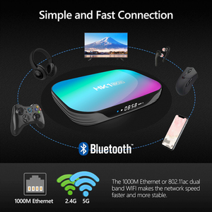 Bộ Giải Mã TV BOX HK1, Bộ Giải Mã Thông Minh BlueT Wi-Fi Kép 2.5G + 5G, Bộ Giải Mã Tín Hiệu Truyền Hình 4G 64G, Android 11, HK1 Box - Product Image 6