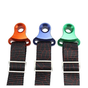 Cuerda de remolque para motocicleta ZUQING PB111, cinturón de rescate de refuerzo rojo y negro para Honda, Kawasaki, Yamaha - Product Image 2