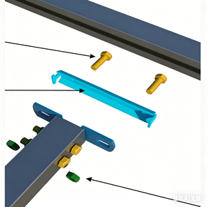 Profilé de fixation en acier galvanisé durable pour couverture de serre en PE sécurisée sur les structures de tunnels - Product Image 6