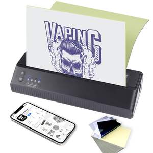 XNET MHT-P8008 Portable Sans Fil Imprimante De <span class=keywords><strong>Tatouage</strong></span> Imprimante Thermique Transfert Blue tooth USB Mobile Machine <span class=keywords><strong>Texte</strong></span> PDF Document Maker - Product Image 1