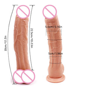 Volwassen Seksproduct Dildo Tpe <span class=keywords><strong>Touch</strong></span> Realistische Dildo 'S Met Ballen Penis Seksspeeltjes Voor Vrouwen - Product Image 4