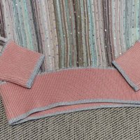 Nouveauté Automne : Haut en Tricot Rétro à Col Montant et Manches Longues, Haut Femme Tendance Coupe Ajustée
