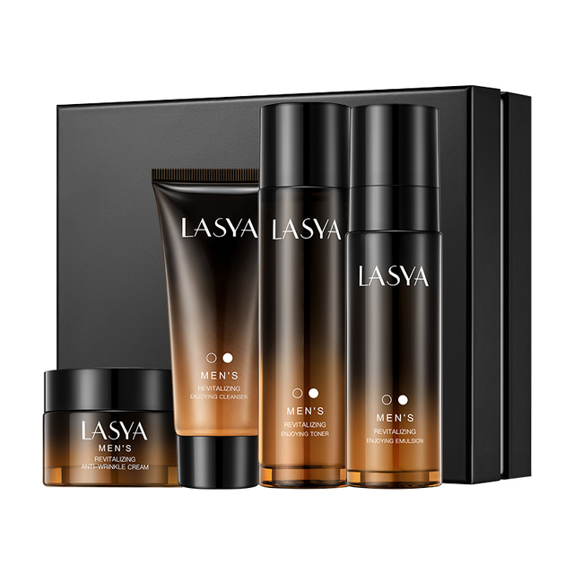 Men Care Set Face Cleanser Oil Control Moisturizer Anti-aging Beauty Facial Skin Care Set