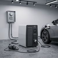 Nouveau chargeur-déchargeur EV AC380V DC7KW avec prise AC intégrée 10A 16A, concentrateur d'alimentation multifonction GBT