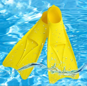 Nuevo equipo de buceo gratuito para adultos al aire <span class=keywords><strong>libre</strong></span>, aletas de natación de silicona duraderas para esnórquel, entrenamiento de estilo <span class=keywords><strong>libre</strong></span>, aletas cortas largas - Product Image 5