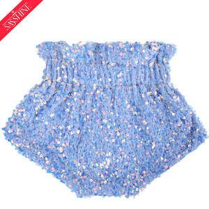<strong>Hot</strong> Sale New Fashion High Quality Toddler Kid's Sparkle <strong>Sequin</strong> Bloomies High Waist Kids <strong>Shorts</strong> - Product Image 6