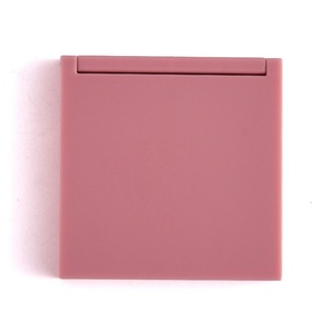 New Style <b>Square</b> Custom Logo Makeup <b>Mirror</b> ABS Portable Pink Ladies Gift Folding <b>Mirror</b> - Product Image 2