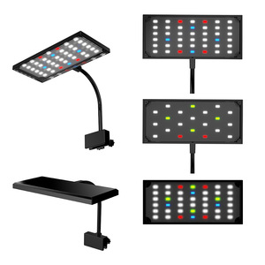 ไฟ LED สำหรับตู้ปลาแบบ USB ปรับเปลี่ยนสีได้ พร้อมคลิปหนีบ ตามมาตรฐานยุโรป อเมริกา และอังกฤษ - Product Image 4