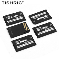Lector de Tarjetas de Memoria TISHRIC Pro Duo, Adaptador de Tarjetas SD, Micro SDHC, TF a Memory Stick MS Pro Duo para Juegos/PSP/Cámara