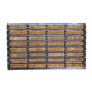 Coco Coir Wire <b>Brush</b> Doormat Coconut Fiber <b>Outdoor</b> Rubber Non Slip Durable Floor Mat Entrance Patio Porch - Product Image 6