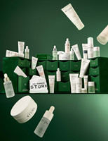 Boîte de calendrier de l'avent beauté personnalisée de 24 jours, emballage cadeau en carton de luxe avec insert en EVA pour échantillons de soins de la peau