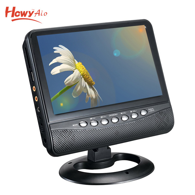 Portable 7 Inch ATSC Digital LCD TV 7inch Mini TV