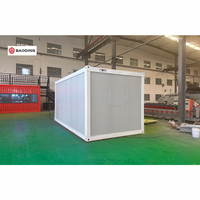 Maison Pliable 20 pieds Pliant Portable Sandwich Panel Rapide Assembler Modulaire Préfabriqué Maison prête à l'emploi Bien pour la Turquie