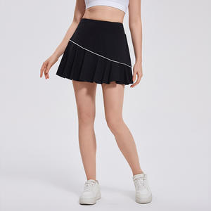 Aoyema กระโปรงเทนนิสแบดมินตันแบดมินตันโ<span class=keywords><strong>ล</strong></span>โก้ลูกดองเสื้อผ้าโยคะ2025ฤดูใบไม้ผลิฤดูร้อน - Product Image 4