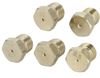 Stove Gas burner Accessories Brass Nozzle Pure Brass Nozzle burner Head Fire Nozzle Sleeve Tube 0.85mm 0.5mm 0.7mm 0.87mm 1.02mm