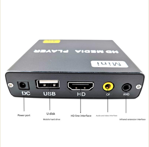 เครื่องเล่นมีเดียขนาดเล็ก Mini HD 1080P รองรับจอแสดงผล <span class=keywords><strong>AD</strong></span> เชื่อมต่อผ่าน USB เล่นวิดีโอ มัลติมีเดีย รองรับ HDD กล่องวิดีโอ AV IR MKV/SD/<span class=keywords><strong>MMC</strong></span>/AV/เล่นอัตโนมัติ ต่อเนื่อง ผลิตที่เซินเจิ้น - Product Image 2