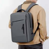 Tas Ransel Bisnis Kapasitas Besar Logo Kustom Multifungsi dengan Kompartemen Laptop Anti Air untuk Perjalanan