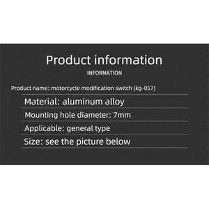 <span class=keywords><strong>Moto</strong></span> modifiée <span class=keywords><strong>avec</strong></span> support en acier inoxydable, anneau lumineux LED, phare, klaxon marche/arrêt, projecteur, interrupteur double clignotant - Product Image 5