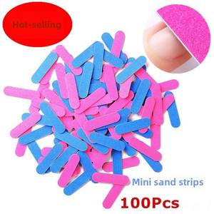 Limes à ongles professionnelles miniatures <span class=keywords><strong>en</strong></span> gros, double face, grain 100/180, jetables, <span class=keywords><strong>en</strong></span> <span class=keywords><strong>bois</strong></span> naturel, pour manucure - Product Image 4