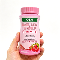 Bonbons gélifiés au collagène pour la beauté, vitamines pour éclaircir la peau, bonbons gélifiés pour la peau, les ongles et les cheveux des femmes