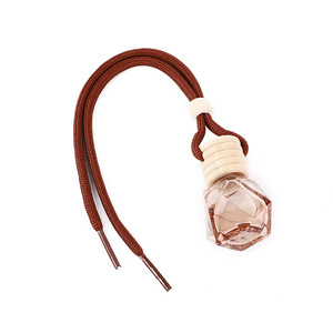 Custom Attar Brown Color <b>Mini</b> Auto Recycled Decorative Apple Car Diffuser <b>Bottle</b> Hanging Perfume - Product Image 4