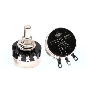 Elektronische Componenten 24Mm Carbon Film Potentiometer Rv24yn Dip3 Rv24yn20sb502 Roterende Potentiometer