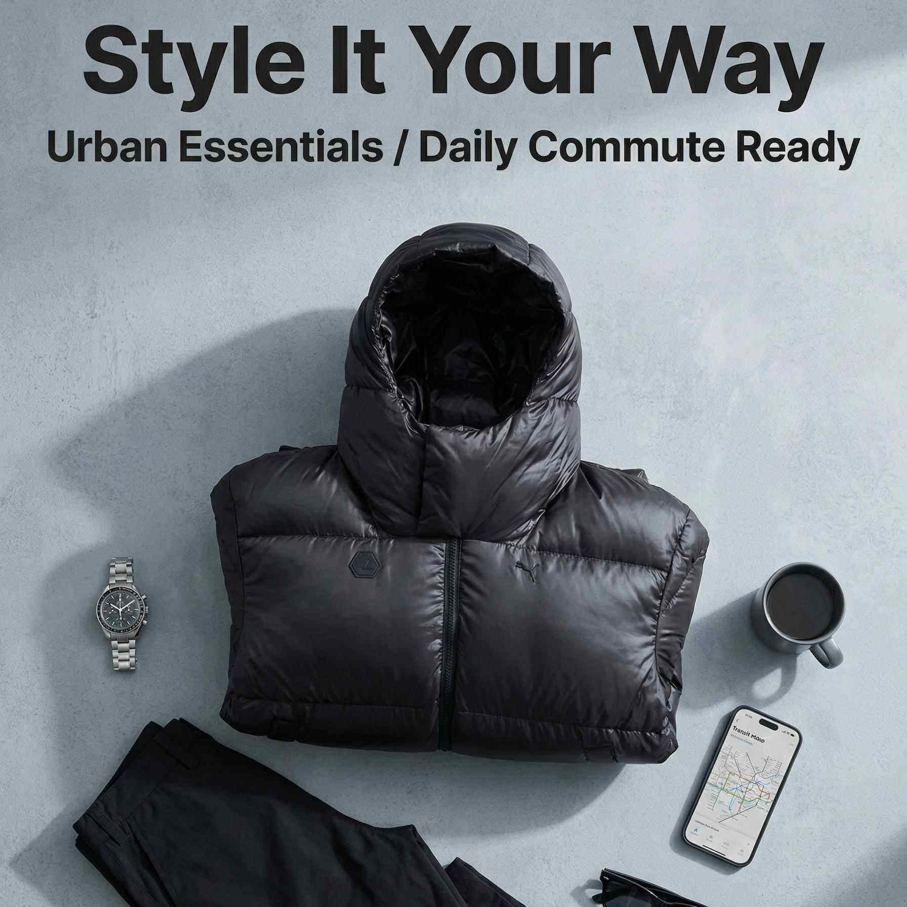 Gris encre/Noir fantôme, unisexe