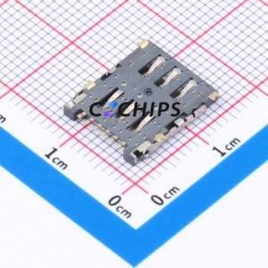 SIM301-FYB6AH1.5 SIM Card Connector SMD Connector Flip Cover Type Nano SIM Card Card Holder 1.5mm - Product Image 2