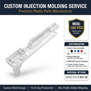 Pièces en plastique moulées par injection ABS personnalisées OEM, directement de l'usine, faible MOQ, produits en plastique GFPP <span class=keywords><strong>GFPA</strong></span> PC POM PMMA - Product Image 1