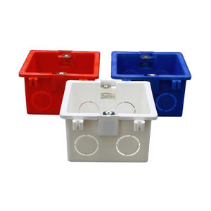 राष्ट्रीय मानक 86 प्रकार पीवीसी छुपा स्थापना स्विच कुर्सियां केबल टर्मिनल बॉक्स फ्लश घुड़सवार दीवार नीचे बॉक्स - Product Image 3