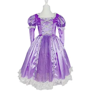 Customized Kids Fancy Dress Outfit Costumes Girls Fairy Tale Princess Tangled Rapunzel Aurora Kid Costumes