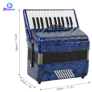 Accordéon professionnel portable Yinyue 26 touches 48 basses pour la performance, l'enseignement et les examens - Product Image 2