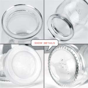 Barattoli in Vetro Trasparente per Marmellata, Alimenti per Bambini e Zucchero con Coperchio in Plastica, Capacità 50ml, Colore Personalizzabile - Product Image 6